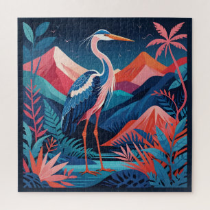 neon ridge heron puzzle
