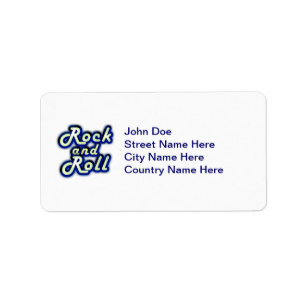 Neon Rock and Roll Label
