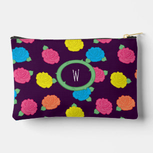 Neon Roses Accessory Pouch