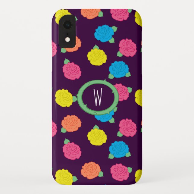Neon Roses Case-Mate Phone Case (Back)