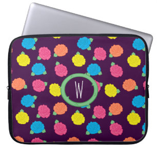 Neon Roses Laptop Sleeve