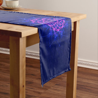 Neon Rosette Glow Short Table Runner