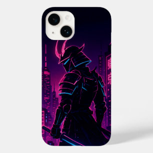 Neon Samurai Cyberpunk iPhone Case