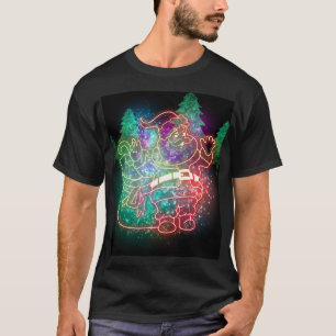 Neon Santa Claus T-Shirt
