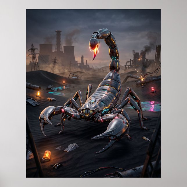 Neon Scorpion Reactor Sands Poster (Front)