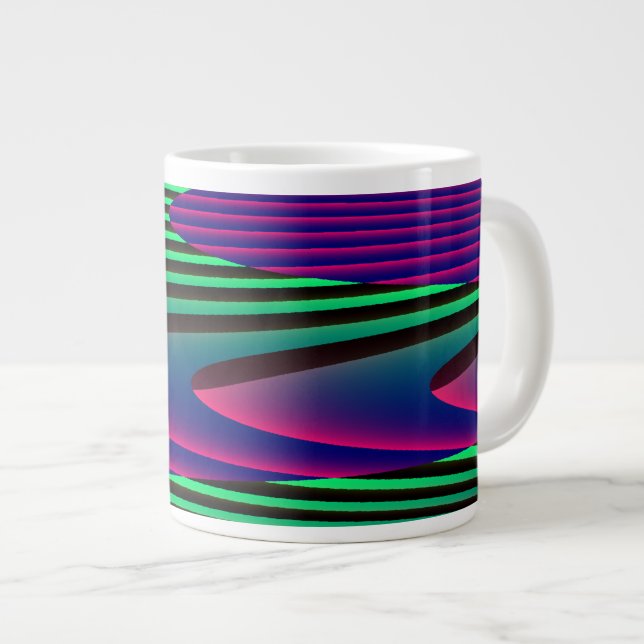 Neon Seas Mug (Front Right)