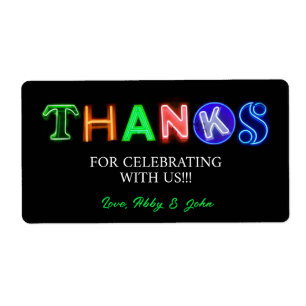 Neon Sign Glow in the Dark Party Thank You Gift