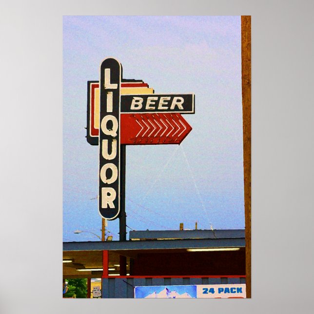 Neon Sign Print (Front)