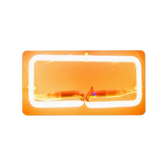 NEON SIGNS Bat Bar Mitzvah Print your own labels (Front)