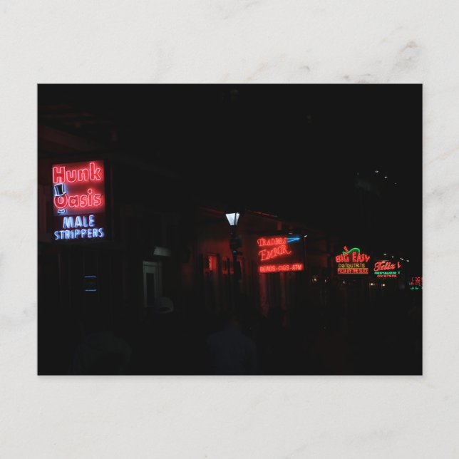 Neon Signs of New Orleans Postcard (Front)