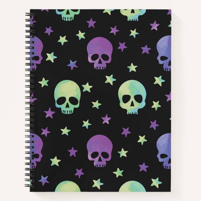 Neon Skulls Notebook (Front)