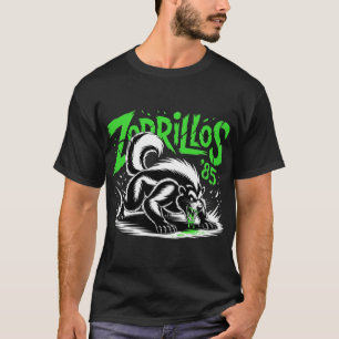 Neon Skunk Zorrillos '85 Graphic Edgy Toxic T-Shirt