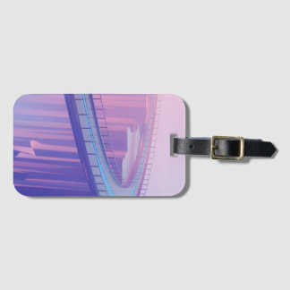 Neon Skybridge Dreamscape Luggage Tag