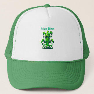 Neon Slime Monster – Cool Creepy Alien Design Trucker Hat