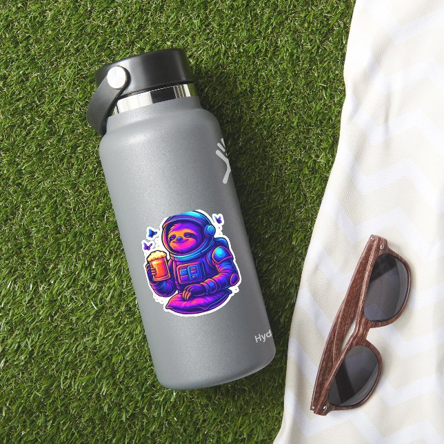 Neon Sloth � Don�t Hurry Essential T-Shirt (HydroFlask Insitu)