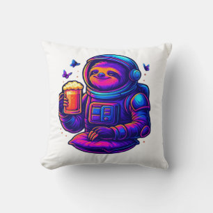 Neon Sloth � Don�t Hurry Essential T-Shirt Cushion
