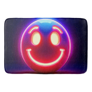 Neon Smile: Happy Glow Bath Mat
