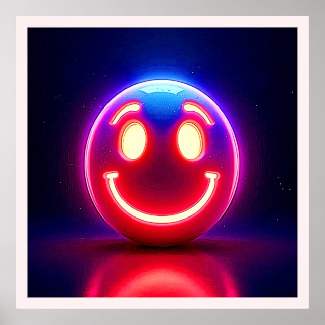 Neon Smile: Happy Glow Poster (Front)