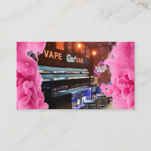 Neon Smoke Shop Business Card