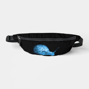 Neon snail bum bags