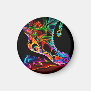 Neon Sneaker Magnet