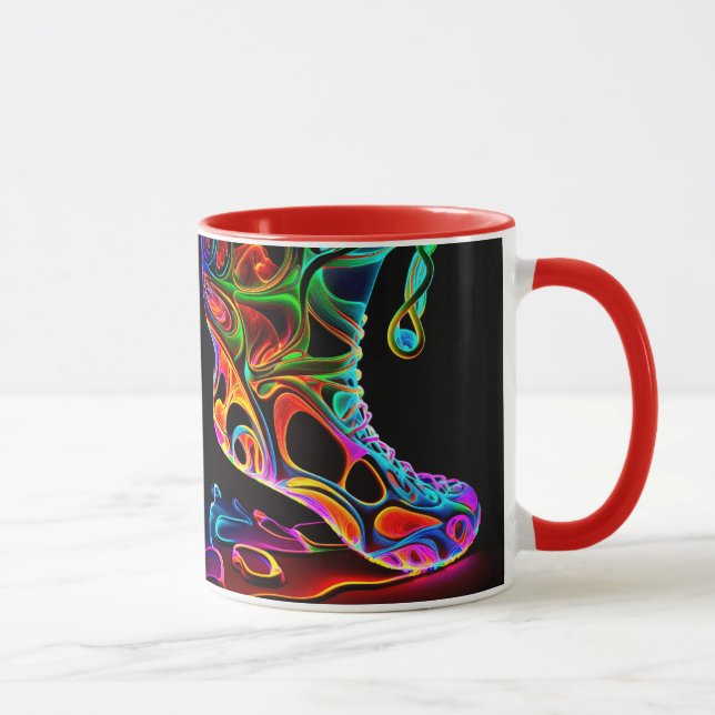 Neon Sneaker Mug (Right)