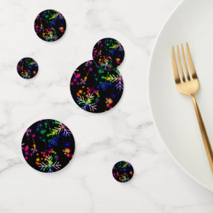 Neon Snow Confetti