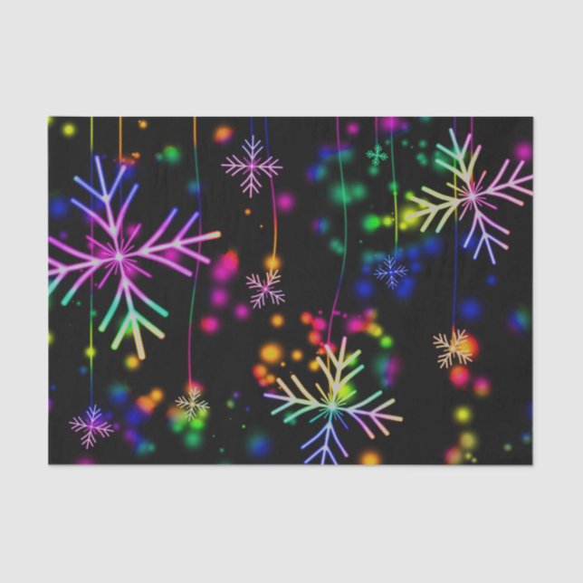 Neon Snow Tissue Paper (Front)