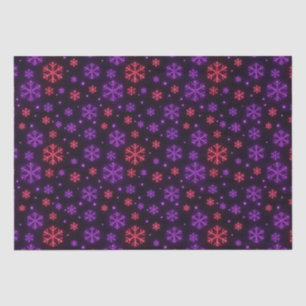 Neon Snowflakes Tissue Paper