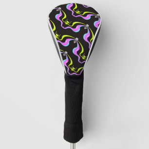 Neon Soundwave  Golf Head Cover