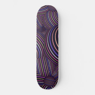 neon spheres skateboard