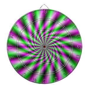Neon Spinning Wheel  Dartboard