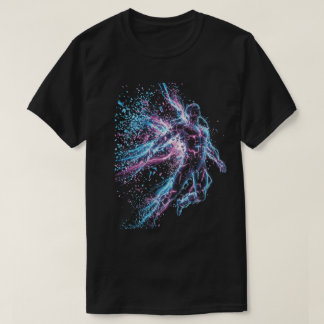 Neon Splash Figure T-Shirt