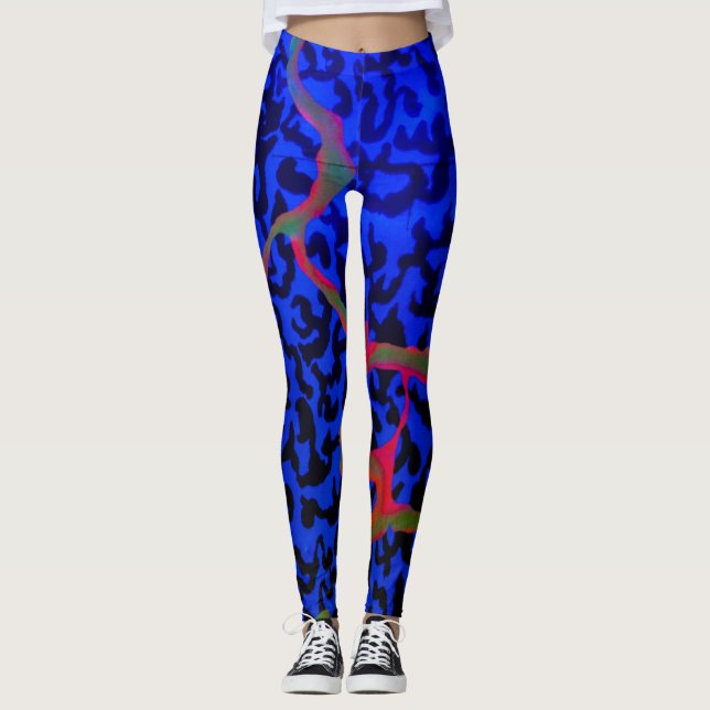 Neon splash leggings (Front)