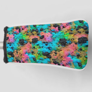 Neon Splatter Colour Explosion Golf Head Cover