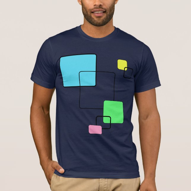 Neon Squares T-Shirt (Front)