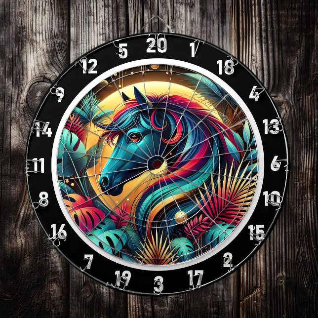 Neon Stallion Tropical Retreat Dartboard (Creator Uploaded)