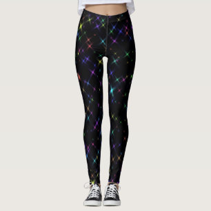 Neon Stars Leggings