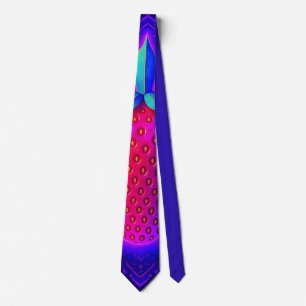 Neon Strawberry Tie