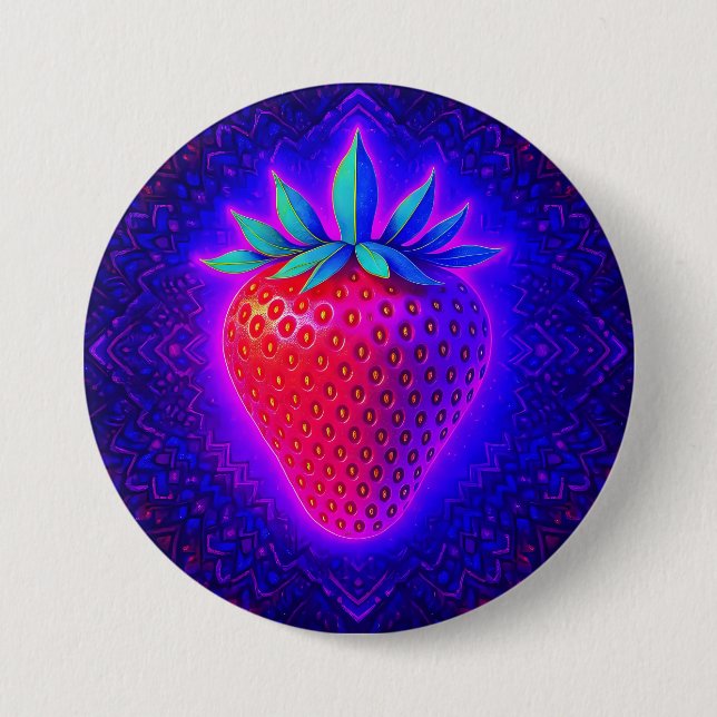 Neon Strawberry vivid Look badge (Front)