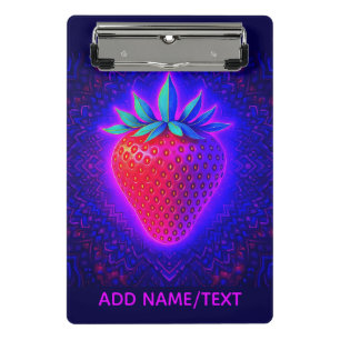 Neon Strawberry vivid Look clipboard
