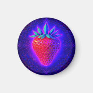 Neon Strawberry vivid Look magnet