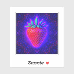 Neon Strawberry vivid Look sticket