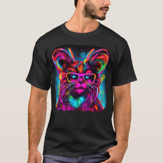 Neon Style UV Glow Electro Party friends T-Shirt