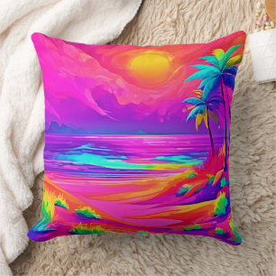 Neon Sun & Beach Bliss Cushion