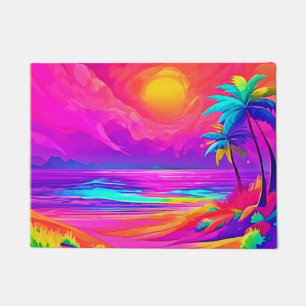 Neon Sun & Beach Bliss Doormat