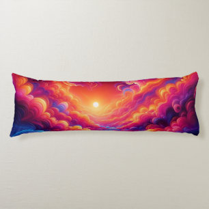 Neon Sunset  Body Cushion
