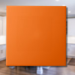 Neon Sunset Orange Solid Colour | Classic | Elegan Ceramic Tile<br><div class="desc">Neon Sunset Orange Solid Colour | Classic | Elegant | Trendy | Stylish | Gift</div>