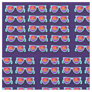 Neon Sunset Shades Fabric