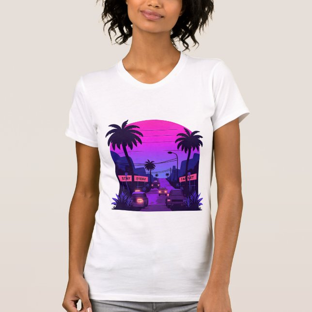 neon sunset shirt (Front)